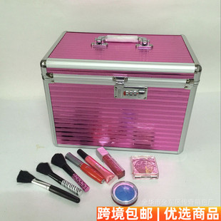 手提化妆箱化妆品收纳箱纹绣技师工具箱家用美容大容量化妆包 春季