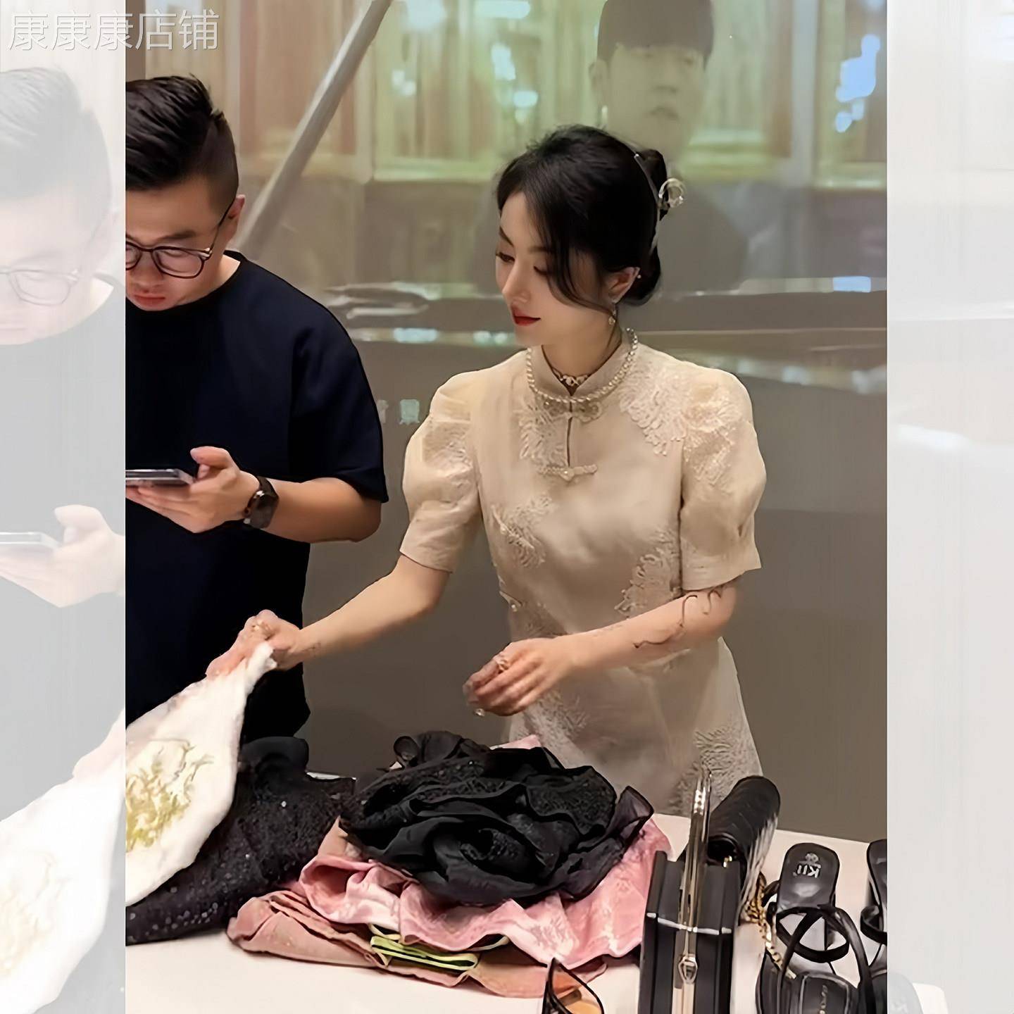 新中式淑女风改良旗袍中国风年轻款优雅女装小个子气质高端洋装