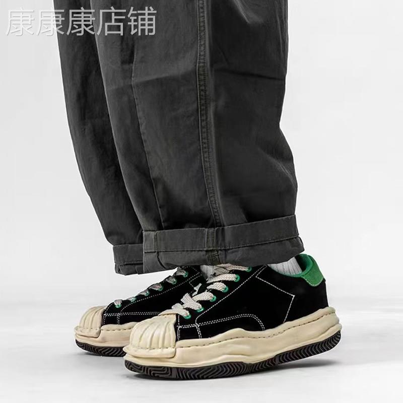 【高品质】男女款低帮贝壳头黑曼巴板鞋三原康裕厚底老爹鞋溶解鞋