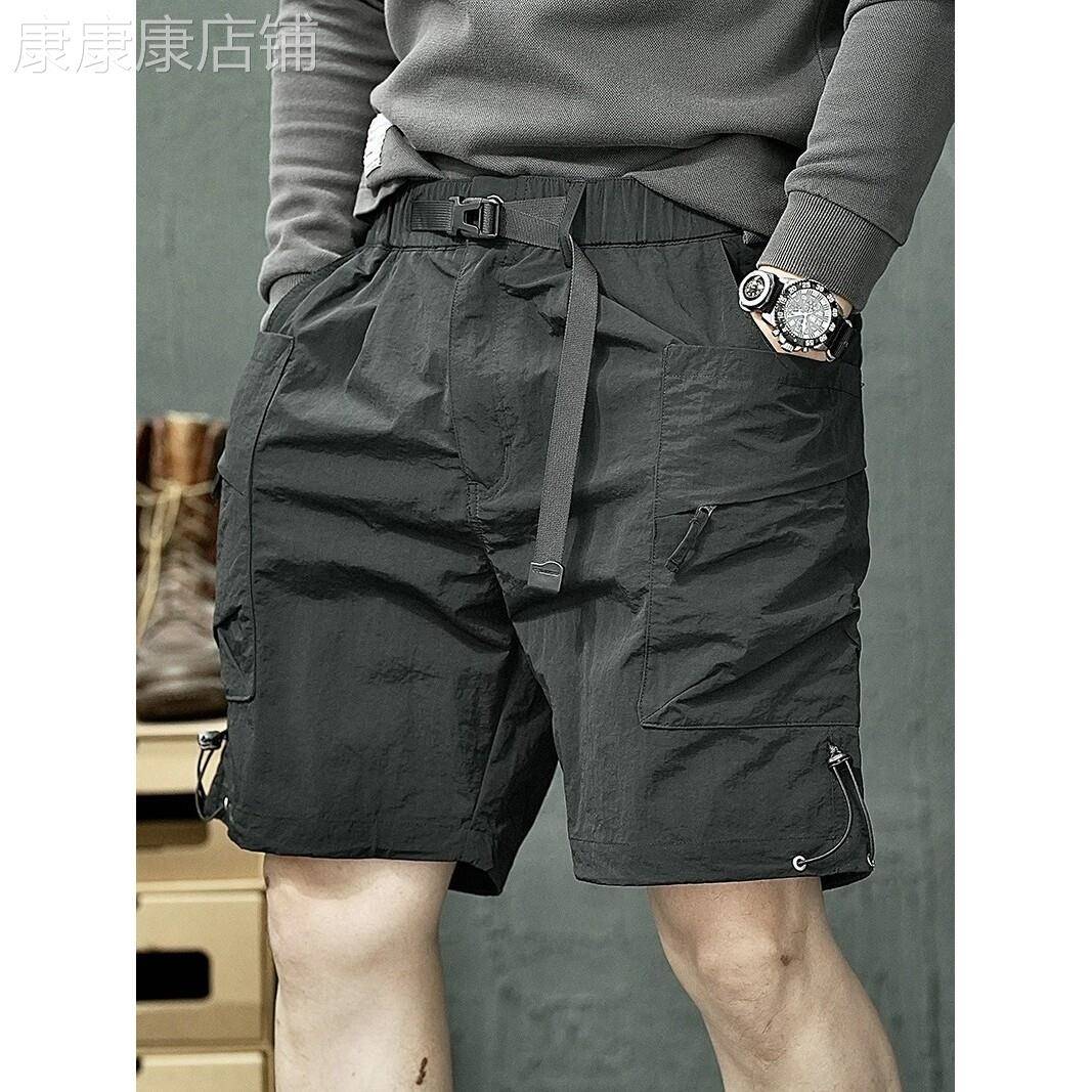 法国JENNI TENNO户外机能防水速干工装短裤男夏季凉感轻薄五分裤