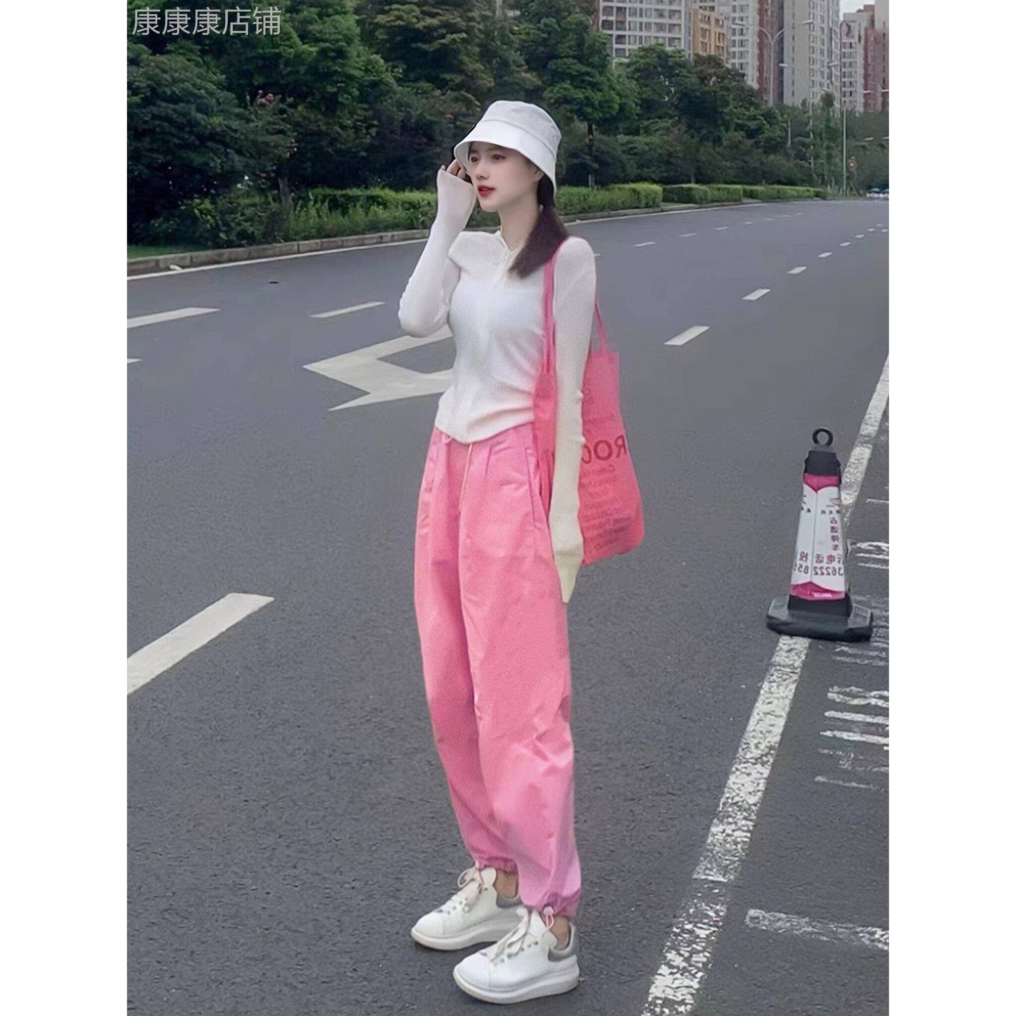 欧洲站运动休闲套装女2025年新款网红炸街时尚洋气减龄薄款两件套