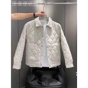 高端轻薄棉服夹克外套男士2025新款秋冬季高级感痞帅保暖上衣男款