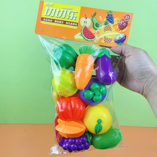 玩具小朋友蔬菜水果切切乐魔术贴儿童男女孩模拟切菜板摆地摊夜市