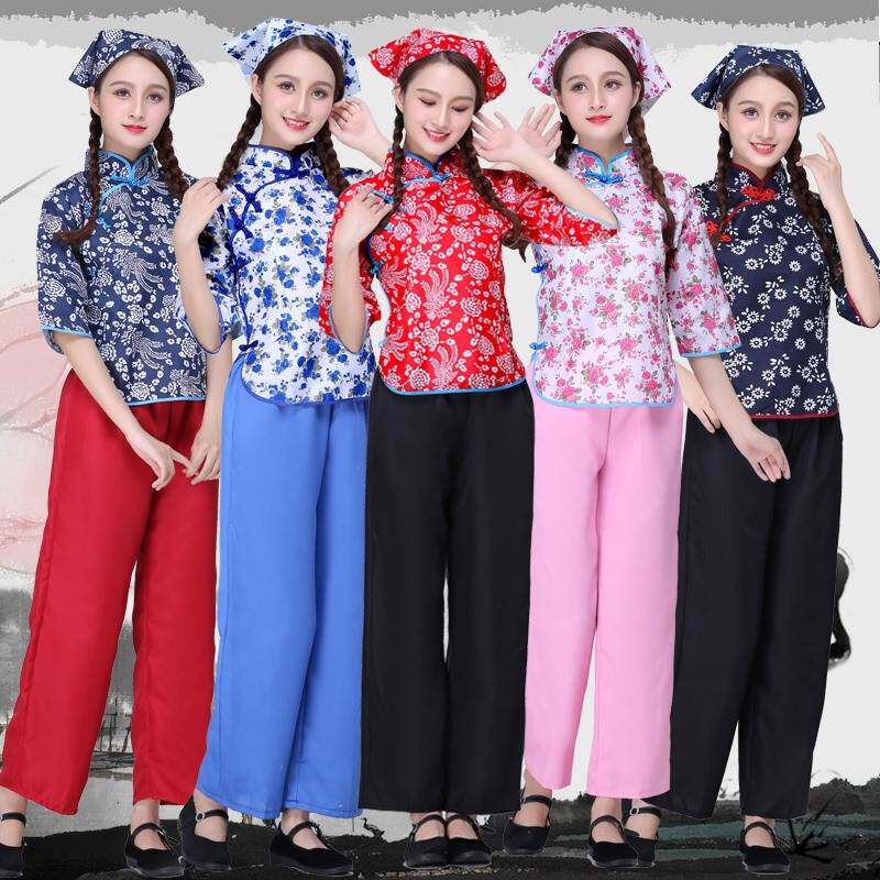 时尚服装农村花衣服乡村碎花校园唱戏话剧女士舒适京剧道具女学生|msdalam kategori Butik wanita / wanita, pakaian/pakaian kebangsaan/peringkat pakaian, pakaian kebangsaan/pakaian - dari Buy2taobao.com untuk memberikan perkhidmatan ejen Taobao profesional membeli