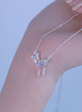 纯银925银十字链女刻字项链