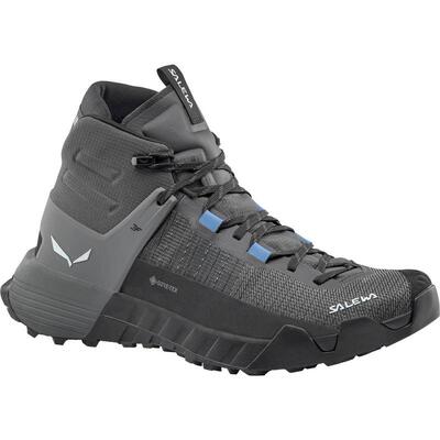 代购Salewa女士徒步鞋防水防滑缓震登山鞋中帮系带户外鞋