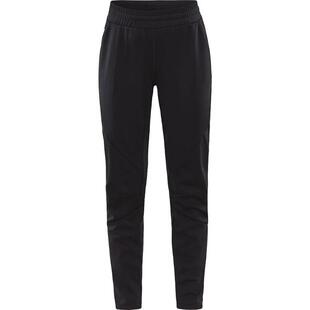 代购craft女士训练裤防风保暖高弹性可调节黑色三层面料防水透气