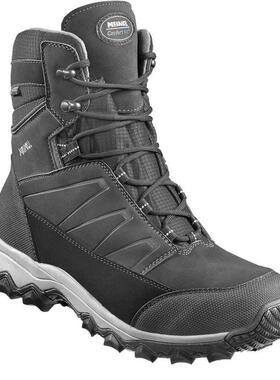 代购Meindl男士雪地靴防水保暖防滑户外靴高帮系带冬季鞋
