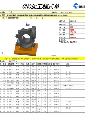 Mastercam2022-2026程式单MC自动程式单2024加工报表程序单2026