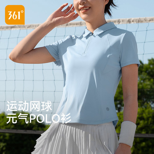 361运动上衣短袖polo衫t恤女