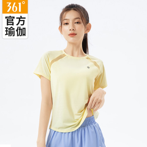 361运动上衣短袖速干女t恤瑜伽服