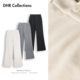 女 豆豆DA 631025DK 显瘦中高腰休闲裤 百搭直筒裤 闲庭 早春新款
