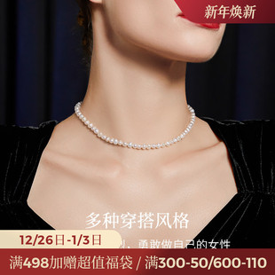 JAY巴洛克淡水珍珠项链女款 锁骨链choker颈链脖子配饰 2025新款