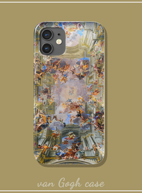 北欧风油画圣伊格纳修斯神父艺术手机壳适用于华为mate50菲林vivox80荣耀80苹果14plus半包iPhone13promax/xr