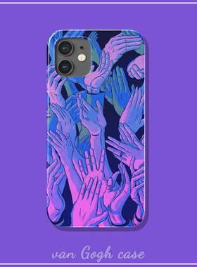 ins潮牌蒸汽波手机壳适用于苹果14全包iphone12荣耀30s华为p40pro三星s22+硬壳xr一加9个性vivox80菲林mate50