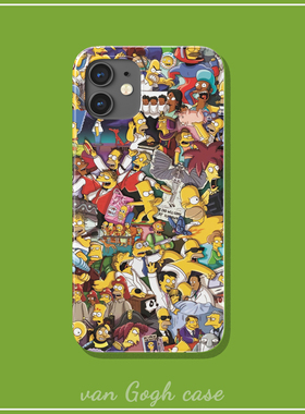 辛普森一家人物合集美式漫画手机壳适用于iphone14promax菲林小米13荣耀70三星note20u苹果12华为mate40防摔
