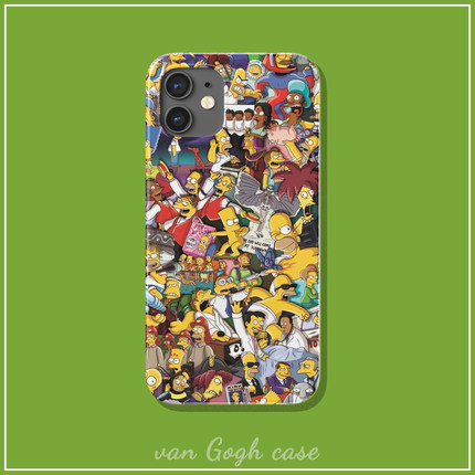 辛普森一家人物合集美式漫画手机壳适用于iphone14promax菲林小米13荣耀70三星note20u苹果12华为mate40防摔