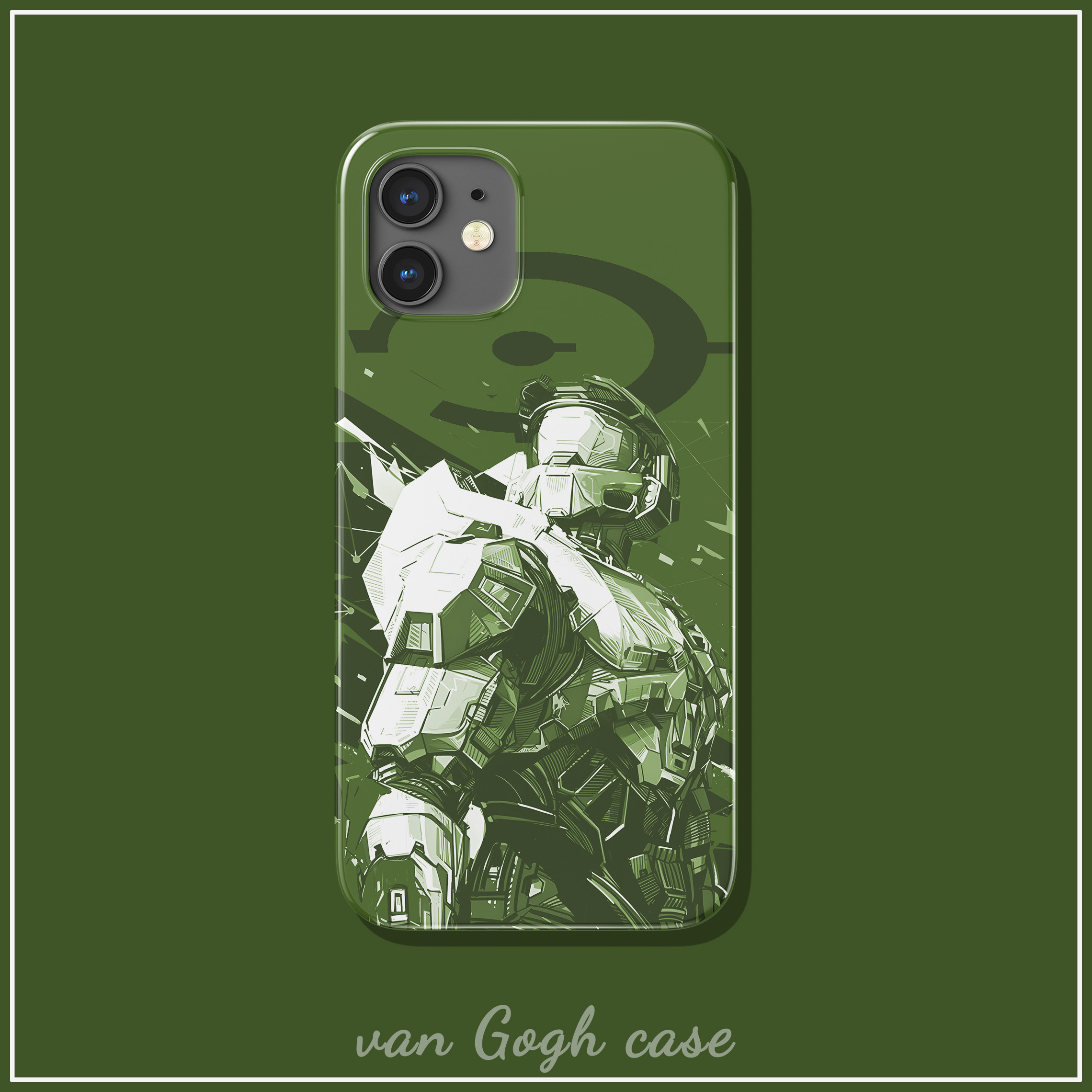 halo光环士官长手机壳适用于苹果14promax三星s23+小米14防摔红米note12tpro菲林iPhone15华为p60/nova11半包