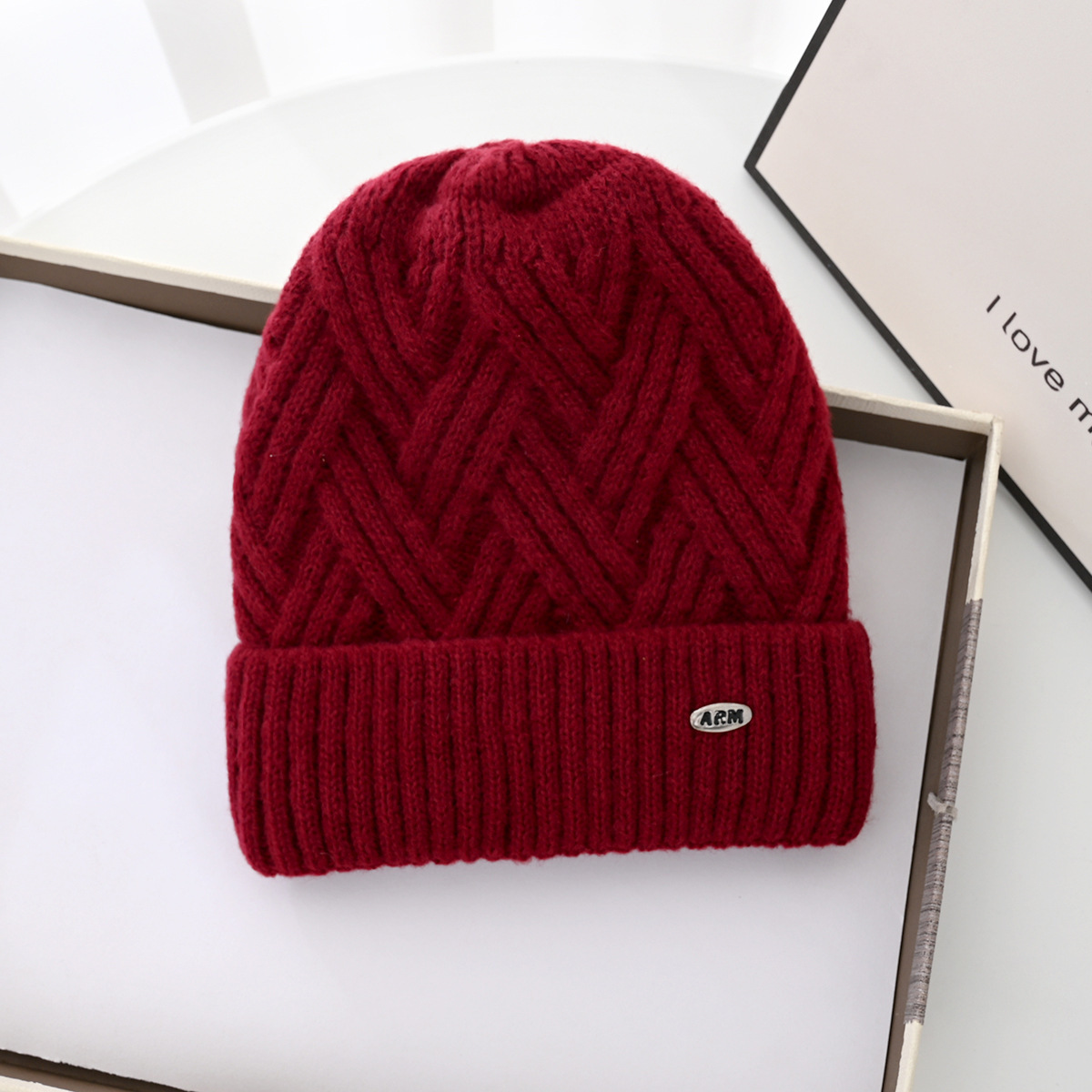 中老年人冬天帽子女加绒保暖奶奶棉帽妈妈护耳针织帽老太太毛线帽