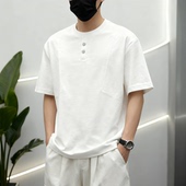 定制T恤休闲圆领短袖 T恤男女通用定制班服工作服印字印logo