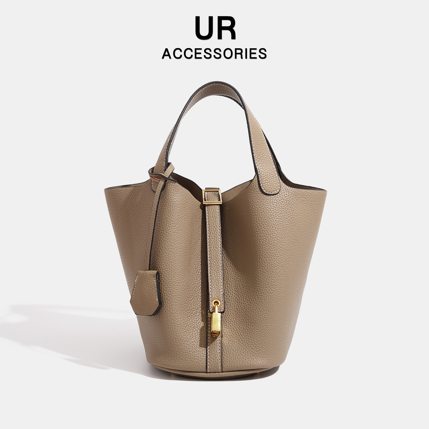 【官方旗舰】软皮荔枝纹菜篮子包