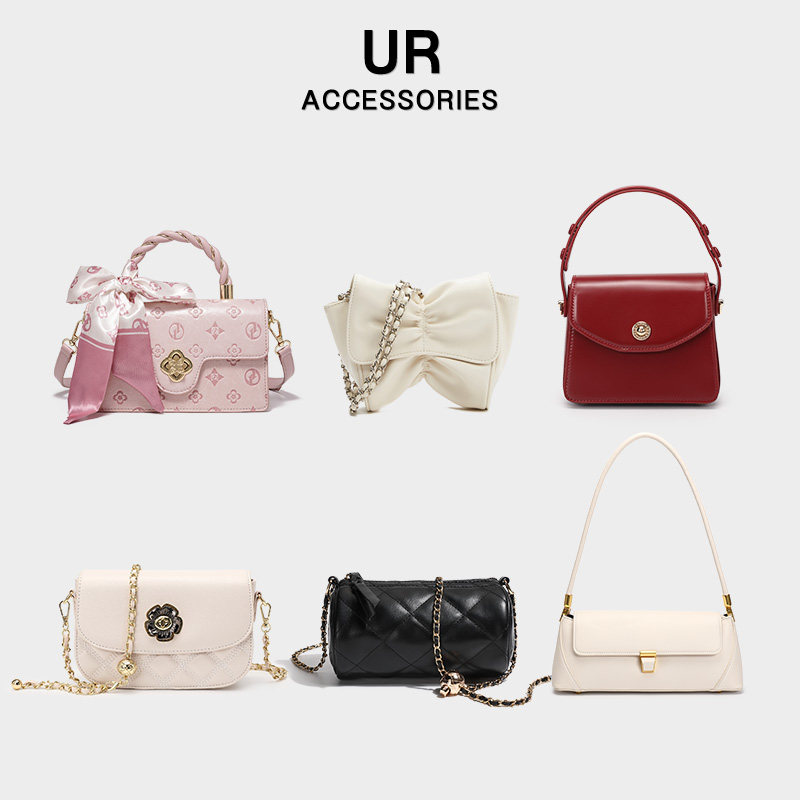UR包包2023新款时尚百搭单肩斜挎包小众设计包大容量法式秋冬女包