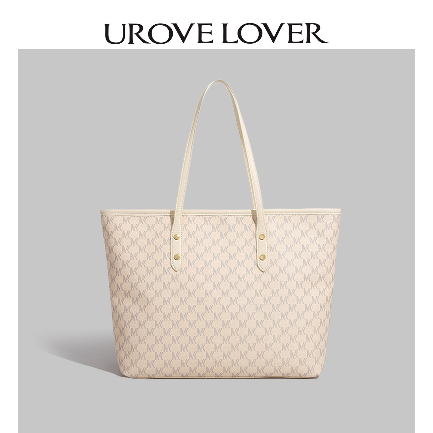 UR休闲百搭单肩包包女款2026新款大容量高级感托特包大学生通勤包