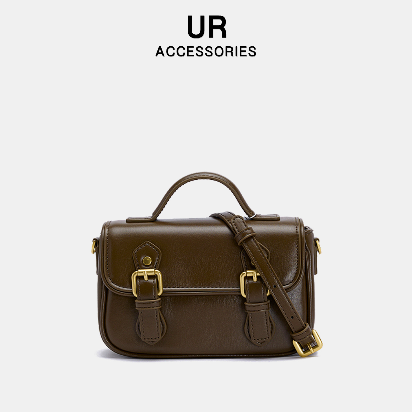 【旗舰店】复古英伦学院风邮差包