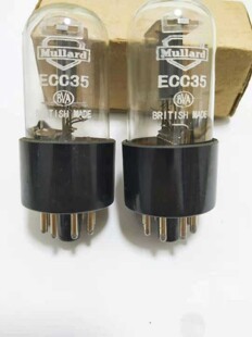 全新英国大盾ECC35电子管代6SL7 6N9P.6H9C 5693胆机功放用