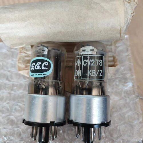 全新GEC英国CV278 CV1988电子管代6SN7GT 6H8C  ECC33黑屏方环
