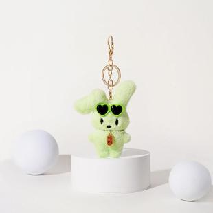 采购产品莫之吸财原装包挂件，兔子毛绒娃娃，书包，双肩包挂件，