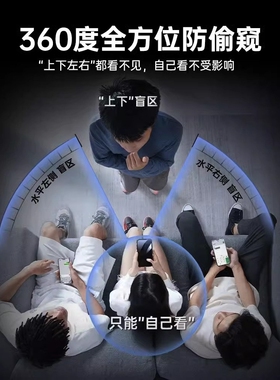 蓝猩适用vivox200/x300pro手机防窥膜vivos50s30钢化膜x90x80x100ultra新款s19s20曲面s18窥屏s17s16贴x70x60