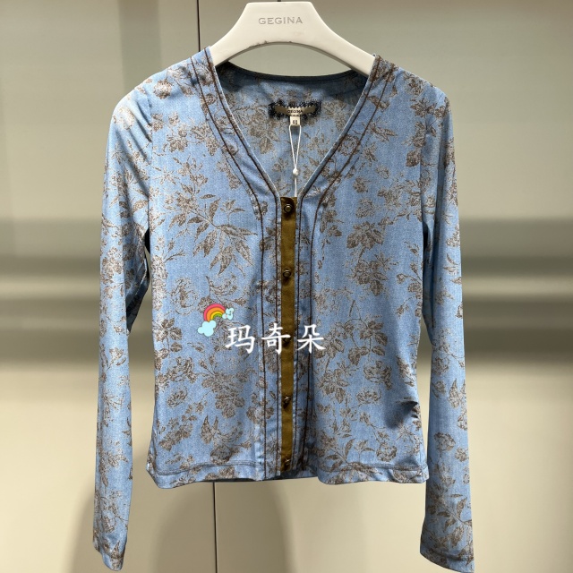 GEGINA吉吉娜2025秋冬专柜正品 长袖T恤 GC21A008-1980