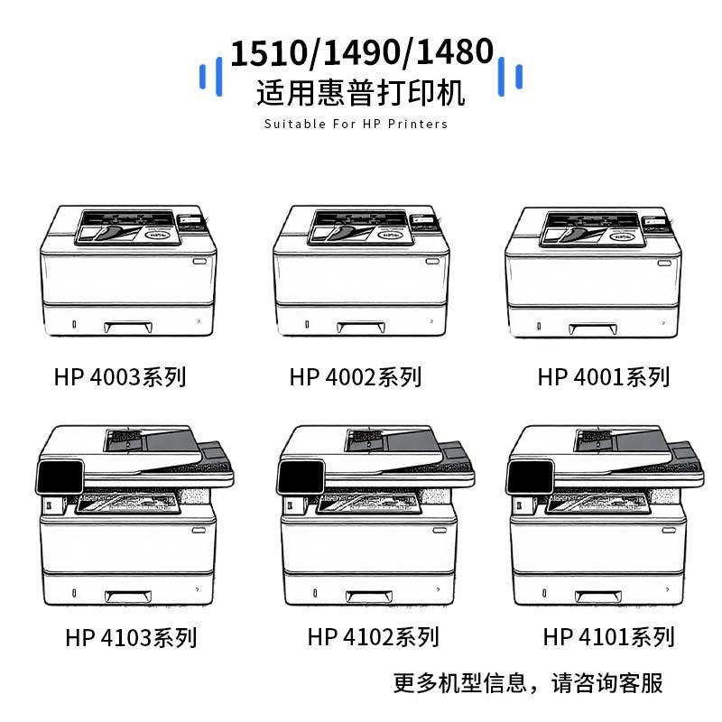 W1510A硒鼓适用惠普4003/4103dw4