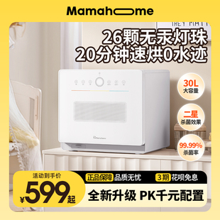 Mamahome奶瓶消毒柜器母婴幼儿宝宝专用烘干紫外线小型家用二合一