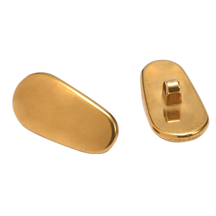 SHERY眼镜鼻托纯钛金属耐用超轻防滑贴眼睛框支架配件防脱落鼻垫