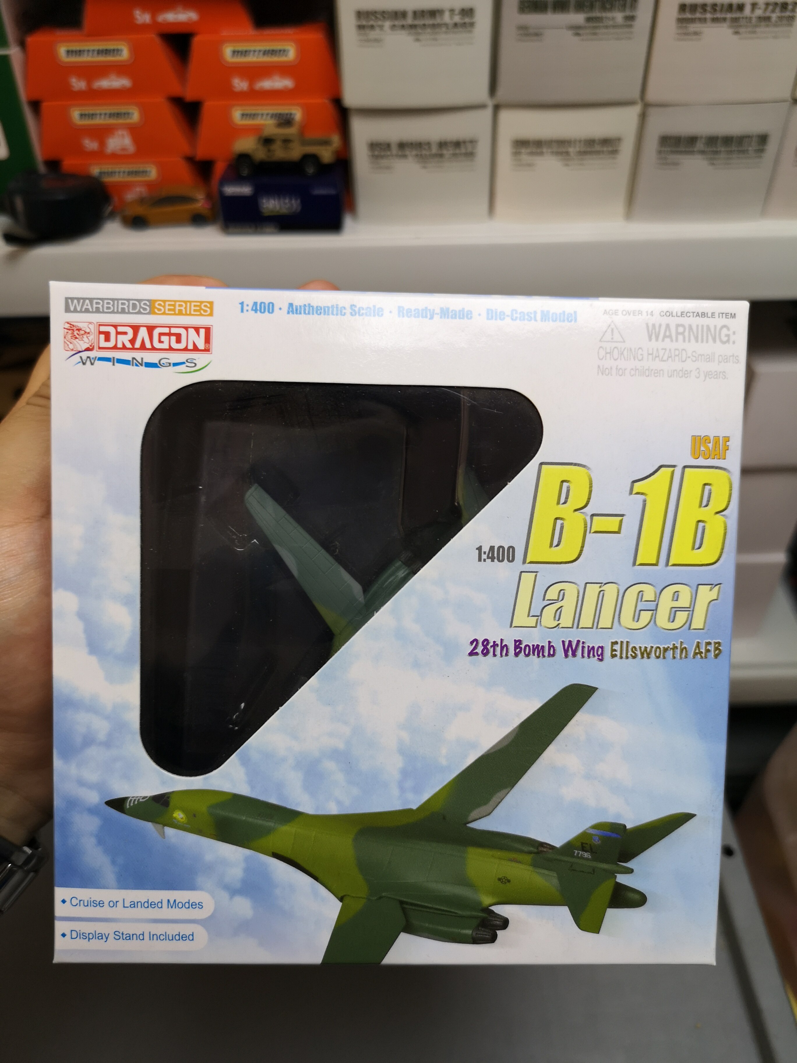 威龙 56225 成品模型 1/400 美军 b-1b b1b枪骑兵战略轰炸机 现货