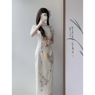 旗袍改良年轻款少女2025年新款新