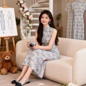 日常素雅文艺复古蓝色古法旗袍2026新款 气质绝美超好看 年轻款 修身