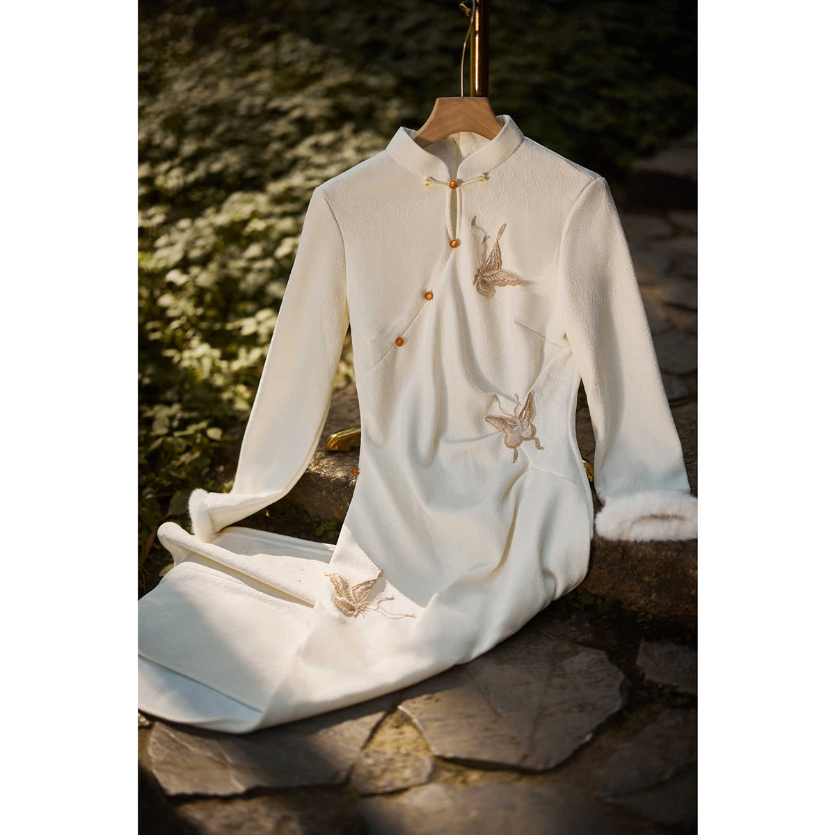 复古日记新中式旗袍2025新款冬