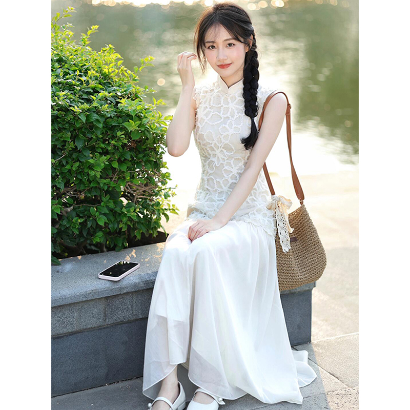 夏日漂亮小裙子大方得体旗袍女