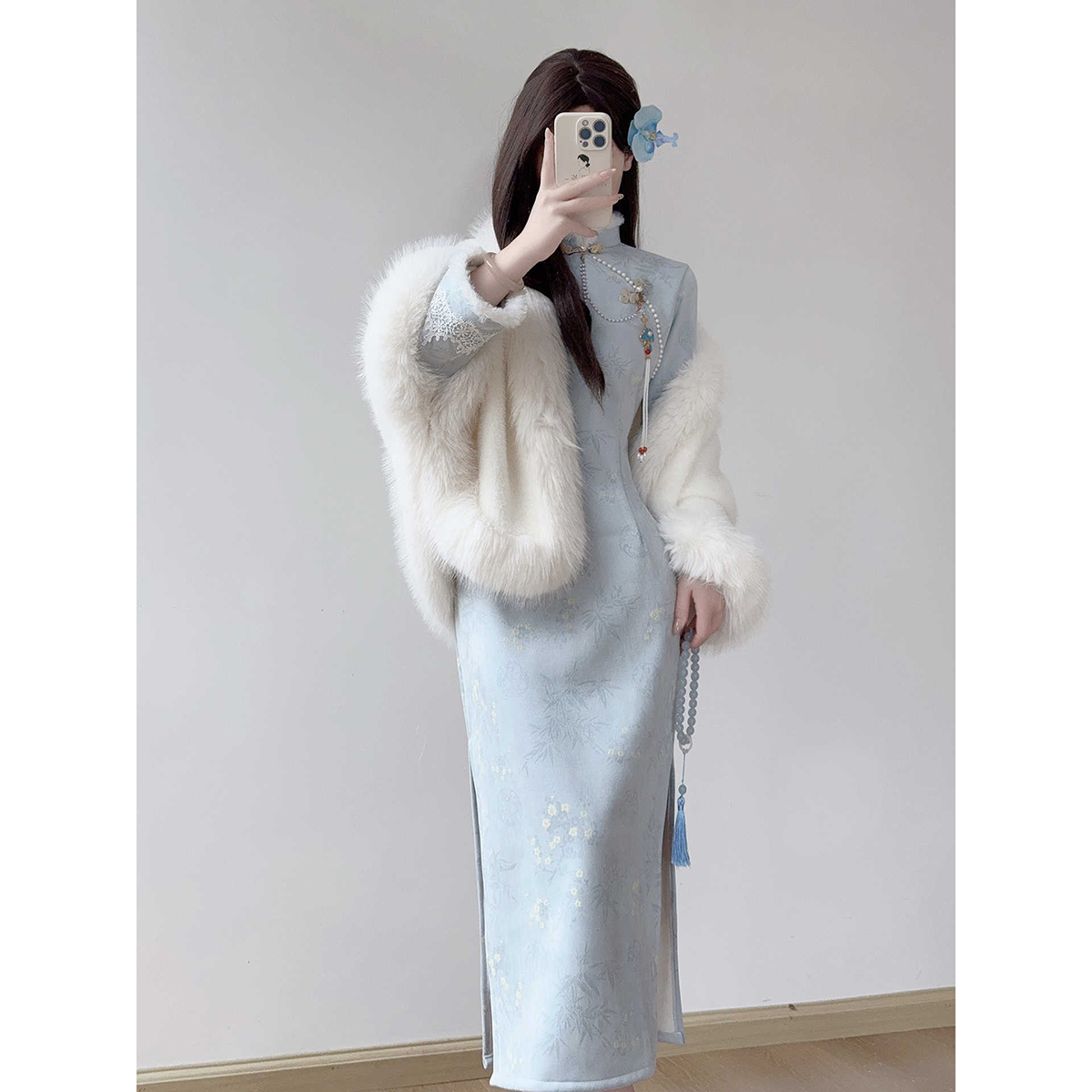 巨好看新中式旗袍2025新款秋冬