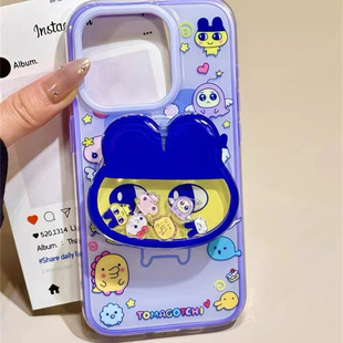 卡通麻美吉萌磁吸支架适用OPPOreno9手机壳10pro软a58/a93/6女72k12x防摔findx7pro/x6/A2pro个性k9创意A1a55