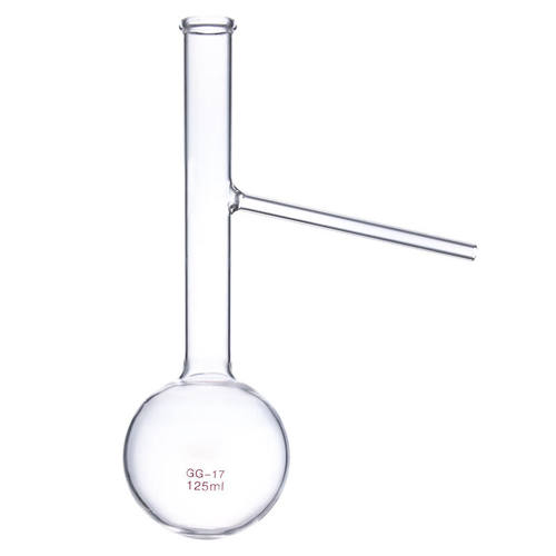 科睿才石油馏程烧瓶具支蒸馏烧瓶长颈加厚100ml82476
