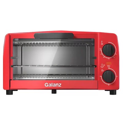 格兰仕多功能12L小型红色电烤箱TQW12-YS25加厚礼品