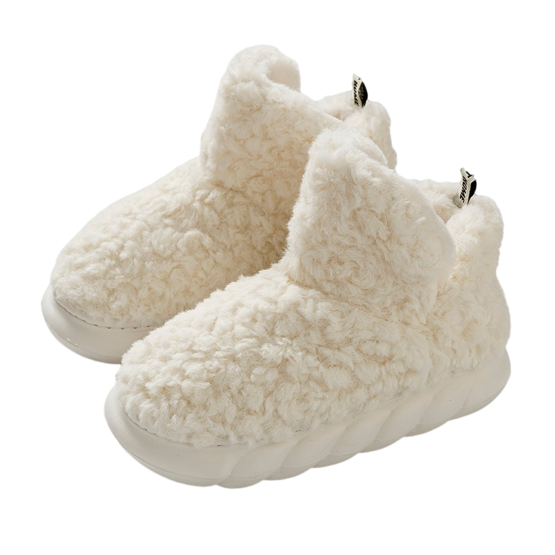 棉拖鞋女士冬季包跟室内家居2024新款厚底保暖居家用毛绒月子棉鞋