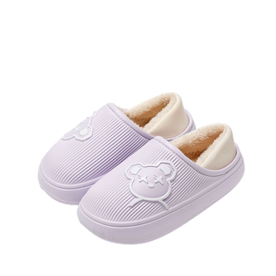 防水棉拖鞋女士冬季包跟