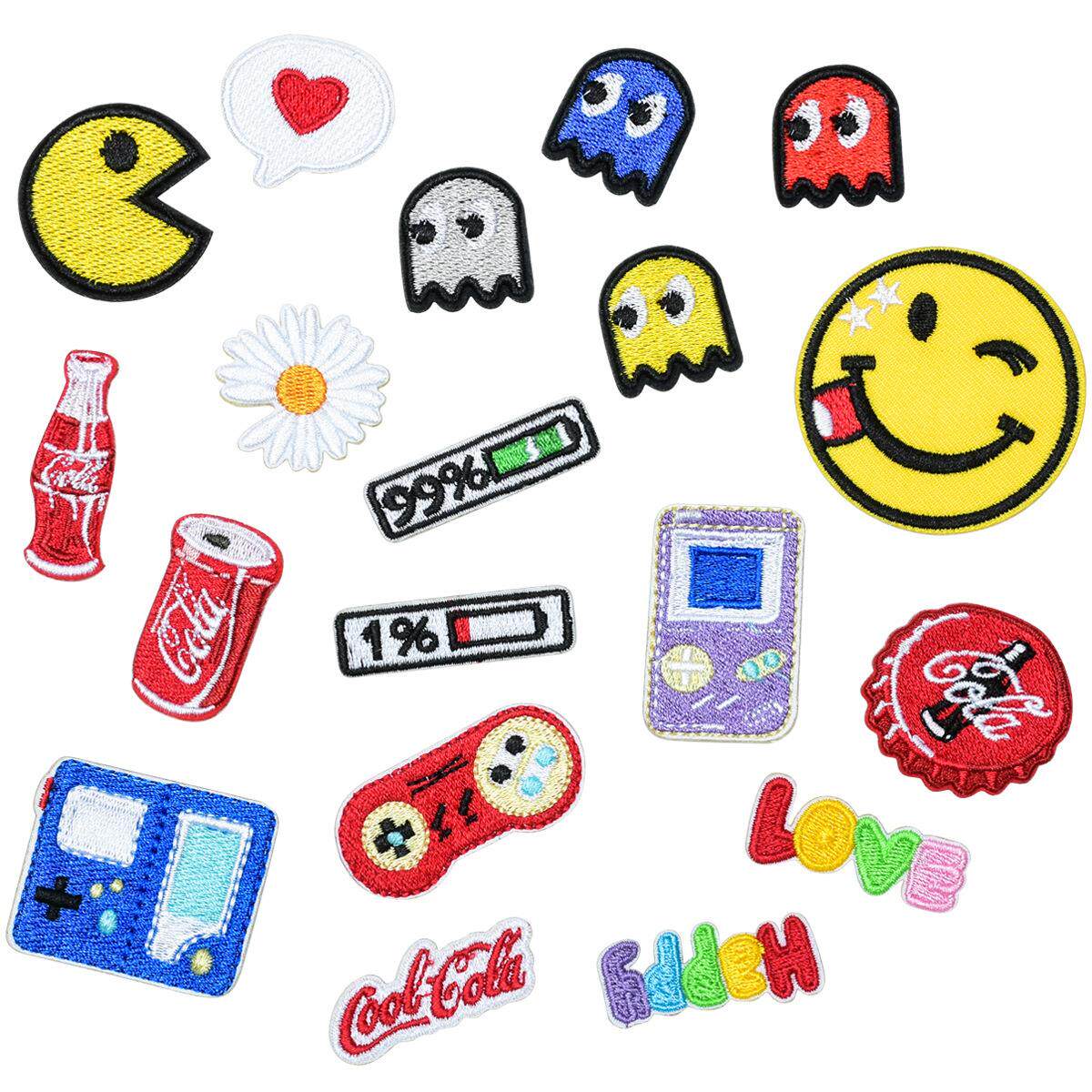 aj1af1空军一号blazer电玩像素夜光鞋子宝可梦魔术贴球鞋布贴配件