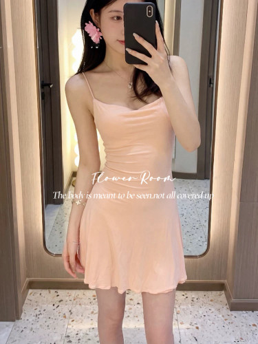 Flower Room 又娇又美*韩系莫代尔纯欲软糯性感吊带睡衣居家服夏