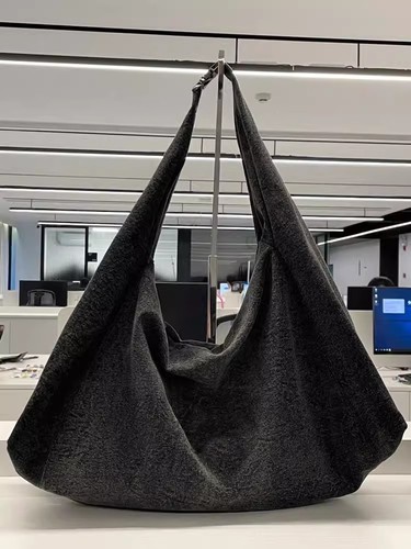 设计师帆布牛仔包包女式2025新款夏季大容量高级感小众托特邮差包